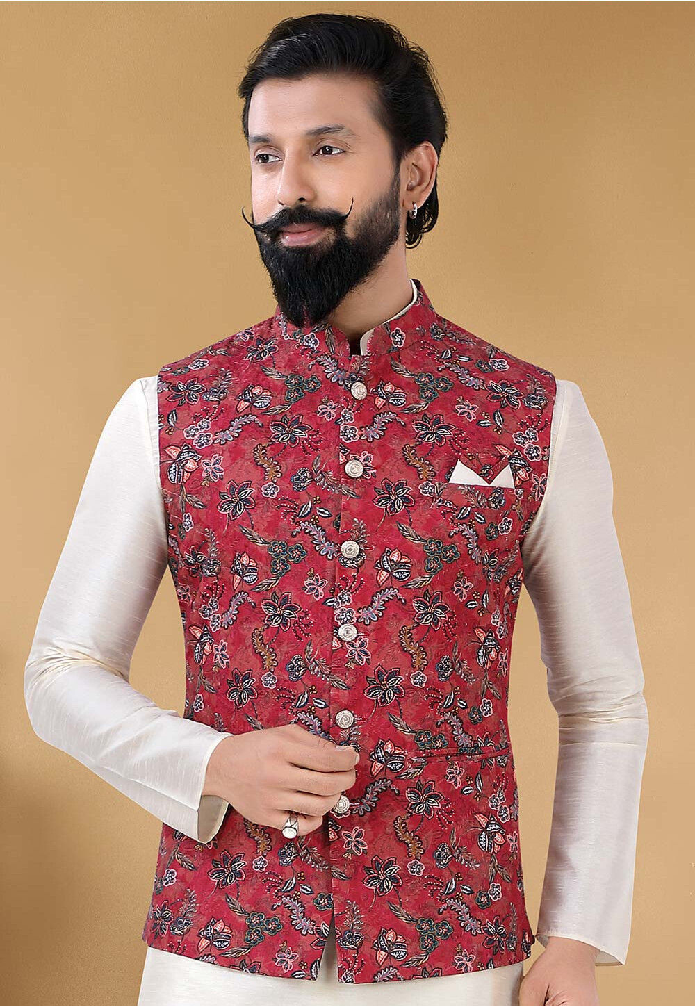 Modi Jacket for Men Kurta Pajama Jacket Set Gold Beetle Green Customized  Plus Size Dress for Men RKL-MD-4606-155898 – iBuyFromIndia