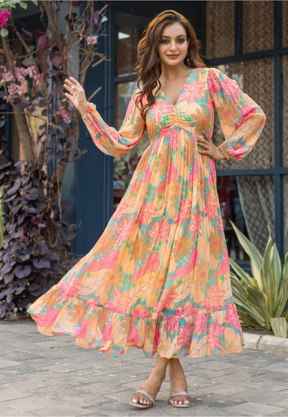 free people floral midi dress Free People Haven Midi Dress BLACKCOMBO / M