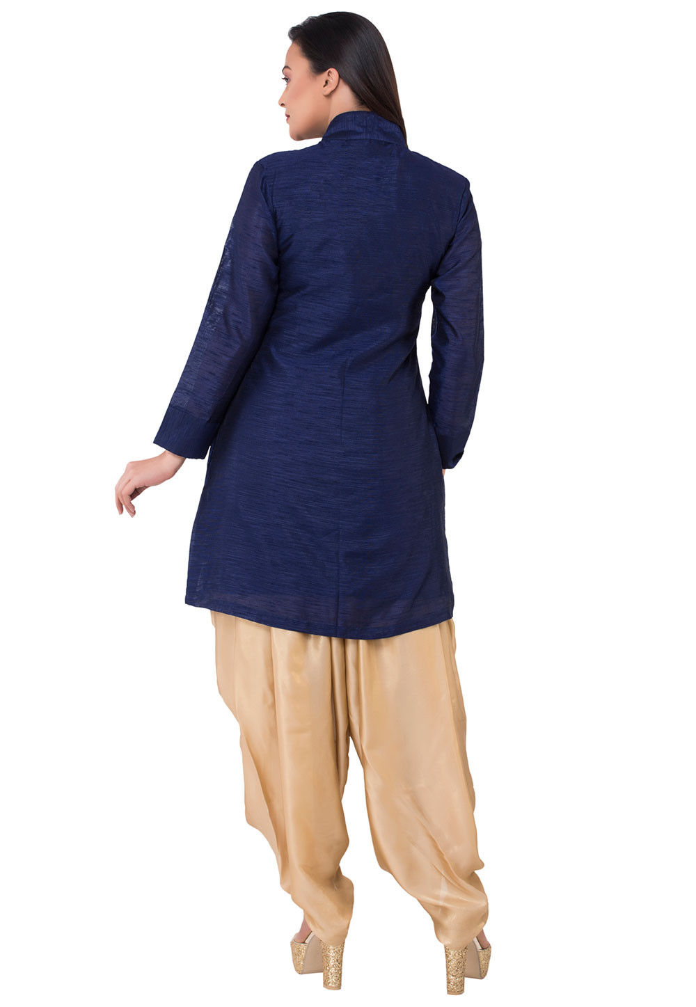 navy blue punjabi suits