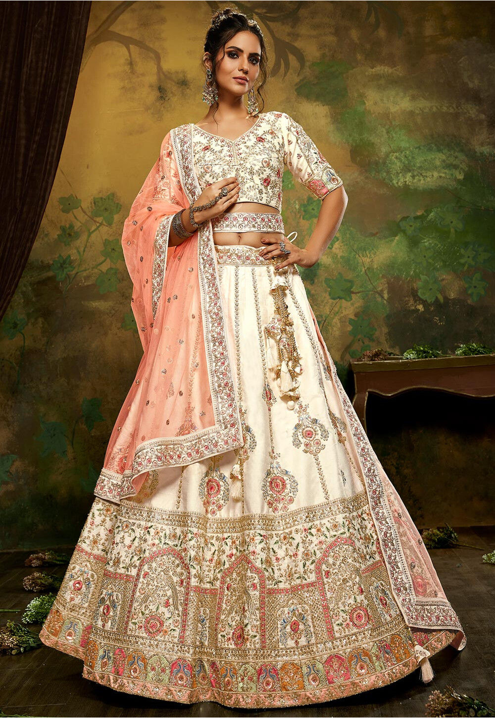 Page 2 | White - Party - Lehenga Choli Online in Latest and Trendy Designs  at Utsav Fashion