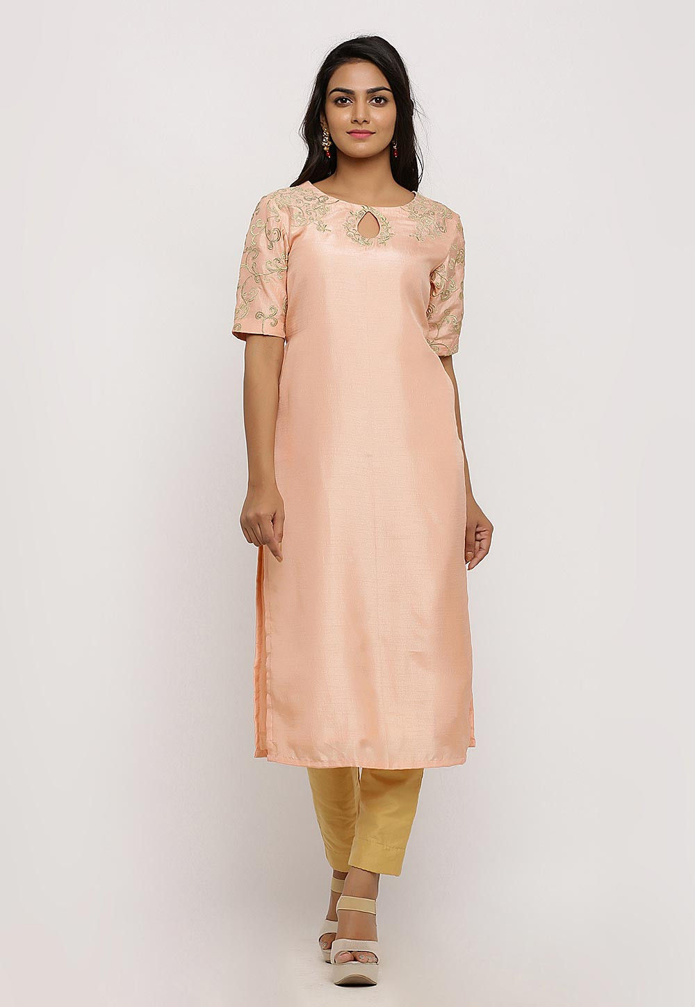 pakistani silk kurtis