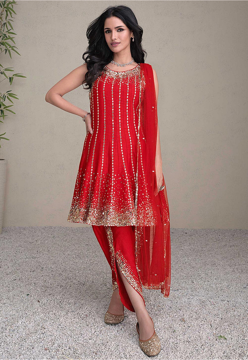 Latest punjabi suit with skirt design shop