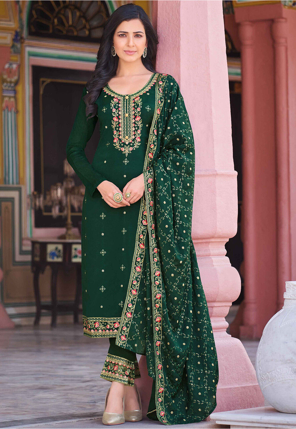 Green Salwar Kameez Collection | Refreshing Styles | EthnicPlus