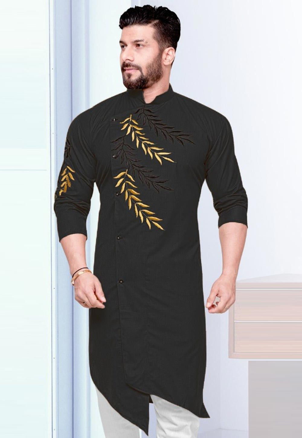 Asymmetric sales kurta design