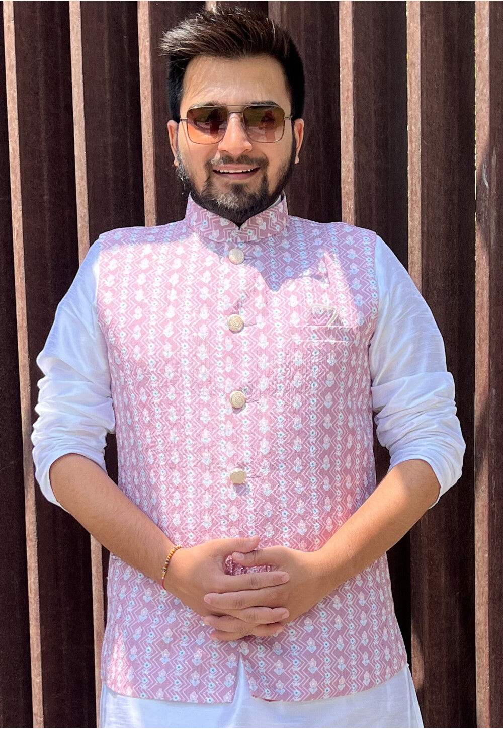 Pink nehru jacket 2025