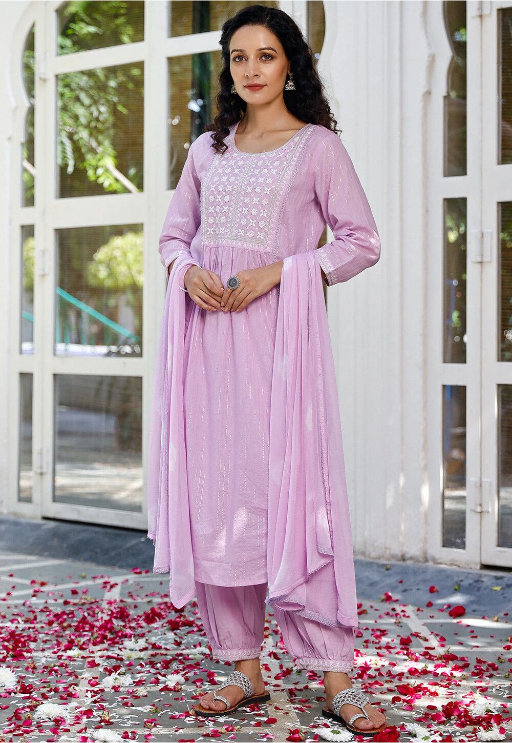 Vintage Collection » Eba Lifestyle Purple Vol 1 Georgette With Embroidery Salwar  Suit Design 1332 to 1335 Series