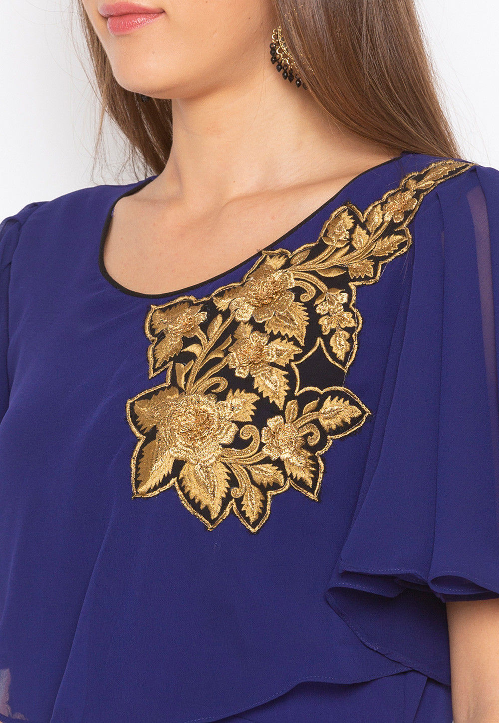 Georgette Embroidered Dress