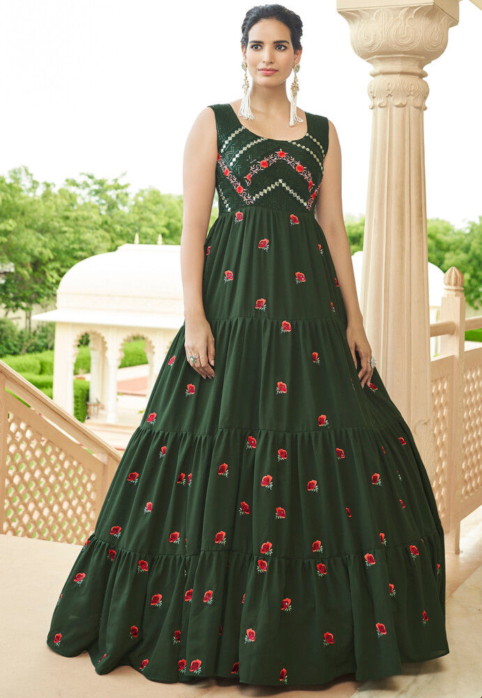 Buy Green Dresses & Gowns for Women by The Kapas Online | Ajio.com