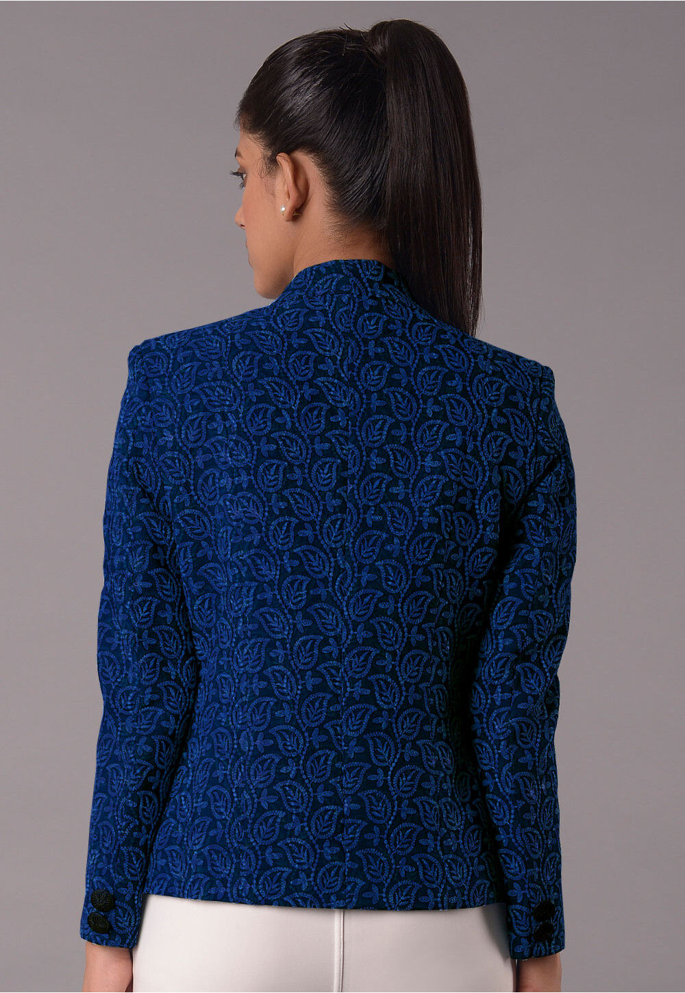 Buy Embroidered Jacket in Blue Online TBN110 Utsav Fashion
