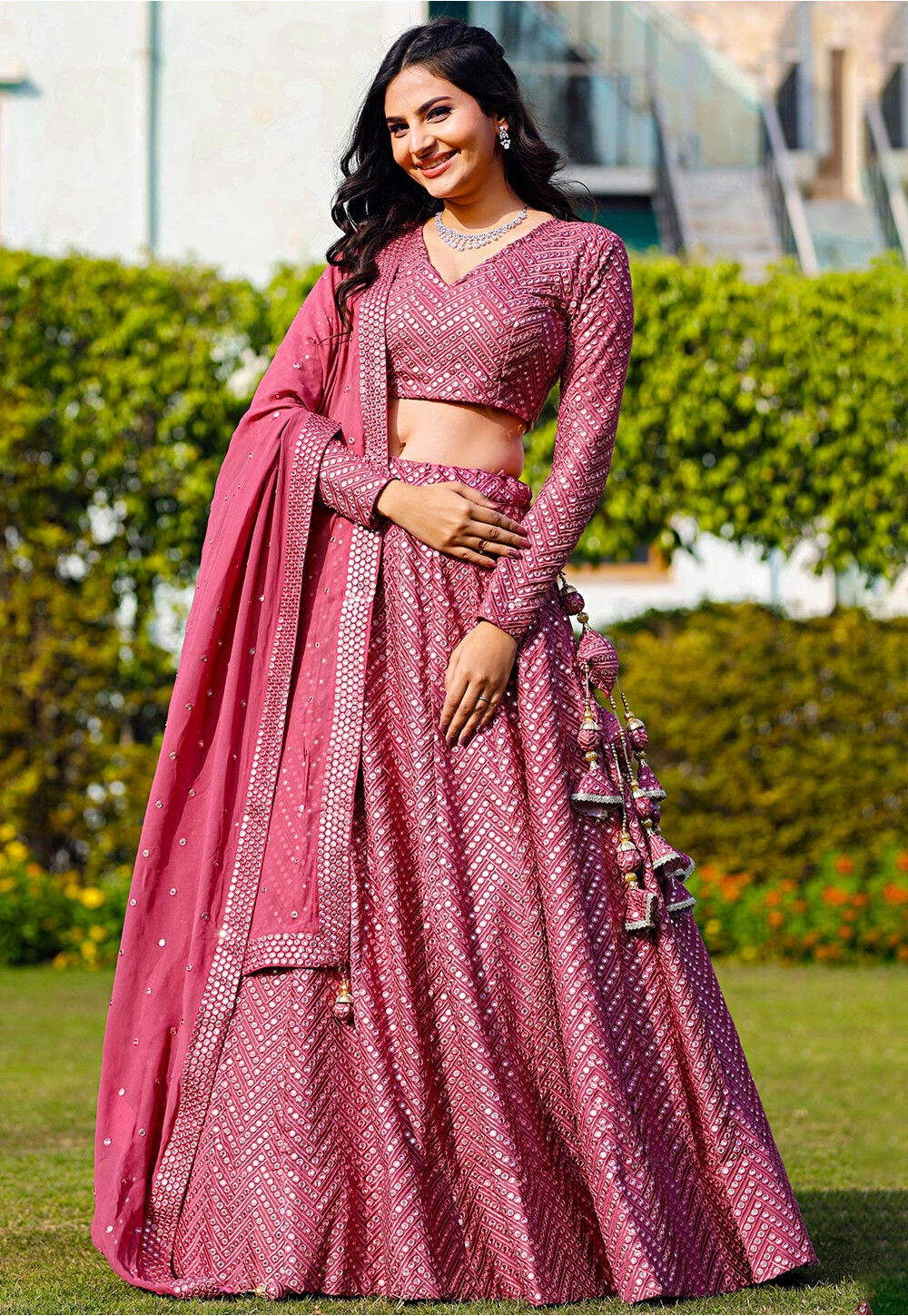 Pink KTSo Party Wear Lehenga Choli, Age: 18 at Rs 1000 in Surat | ID:  14318720312