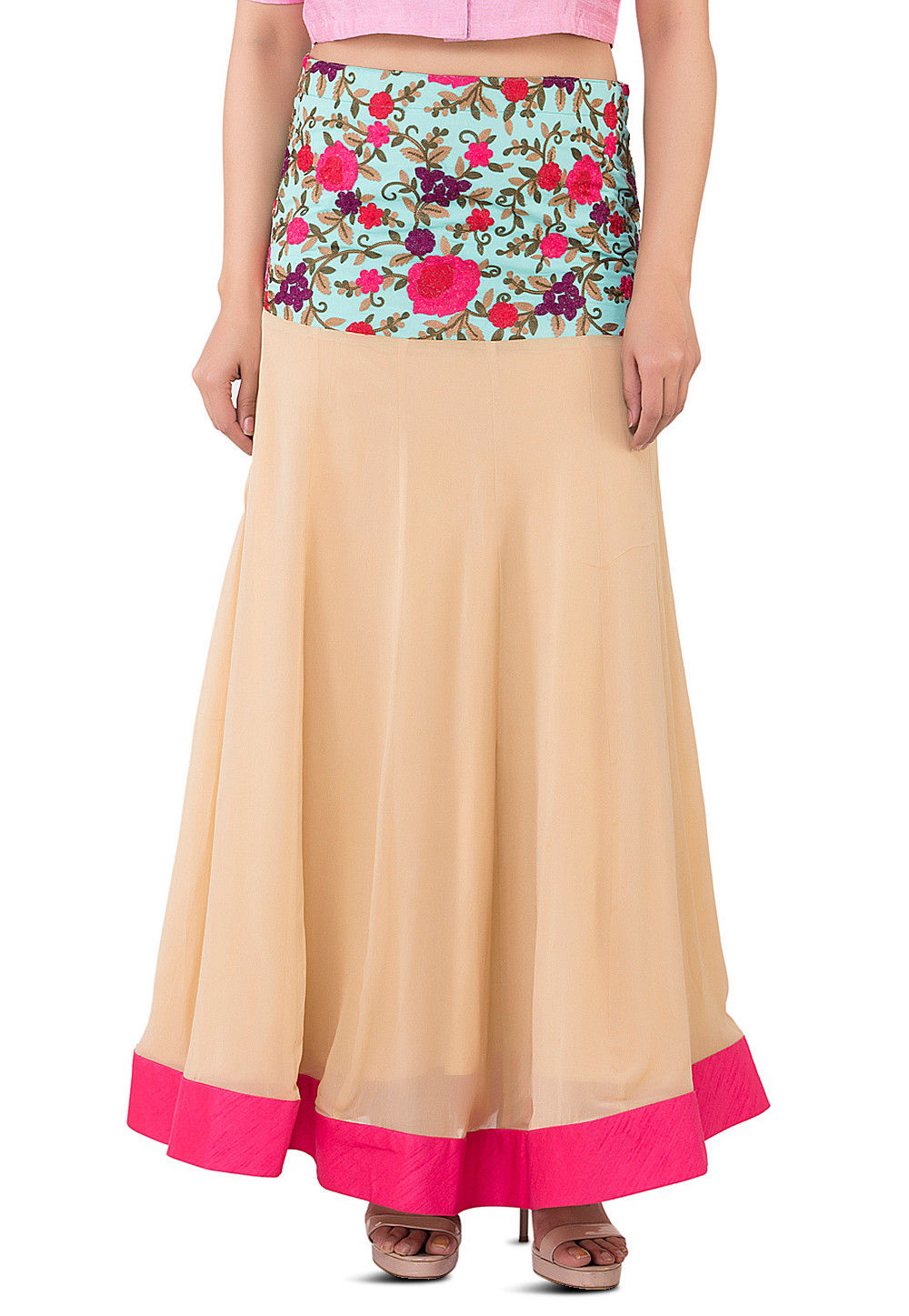Georgette Knot Skirt