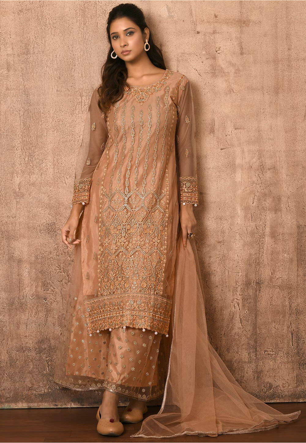Net pakistani dress clearance