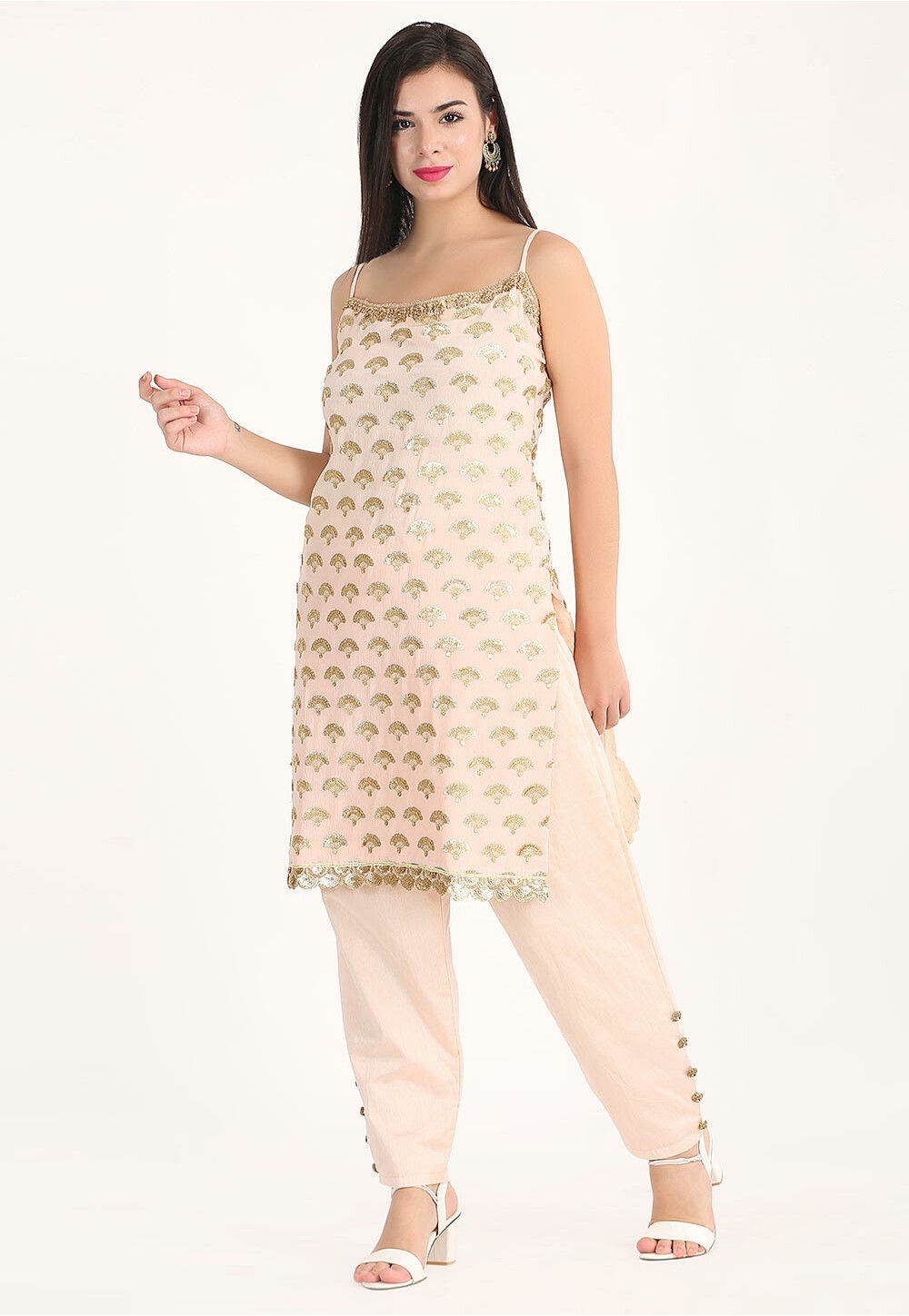 Azure Aiza Khan Semi Pure Chiffon Pakistani Dress 2025 main image 1