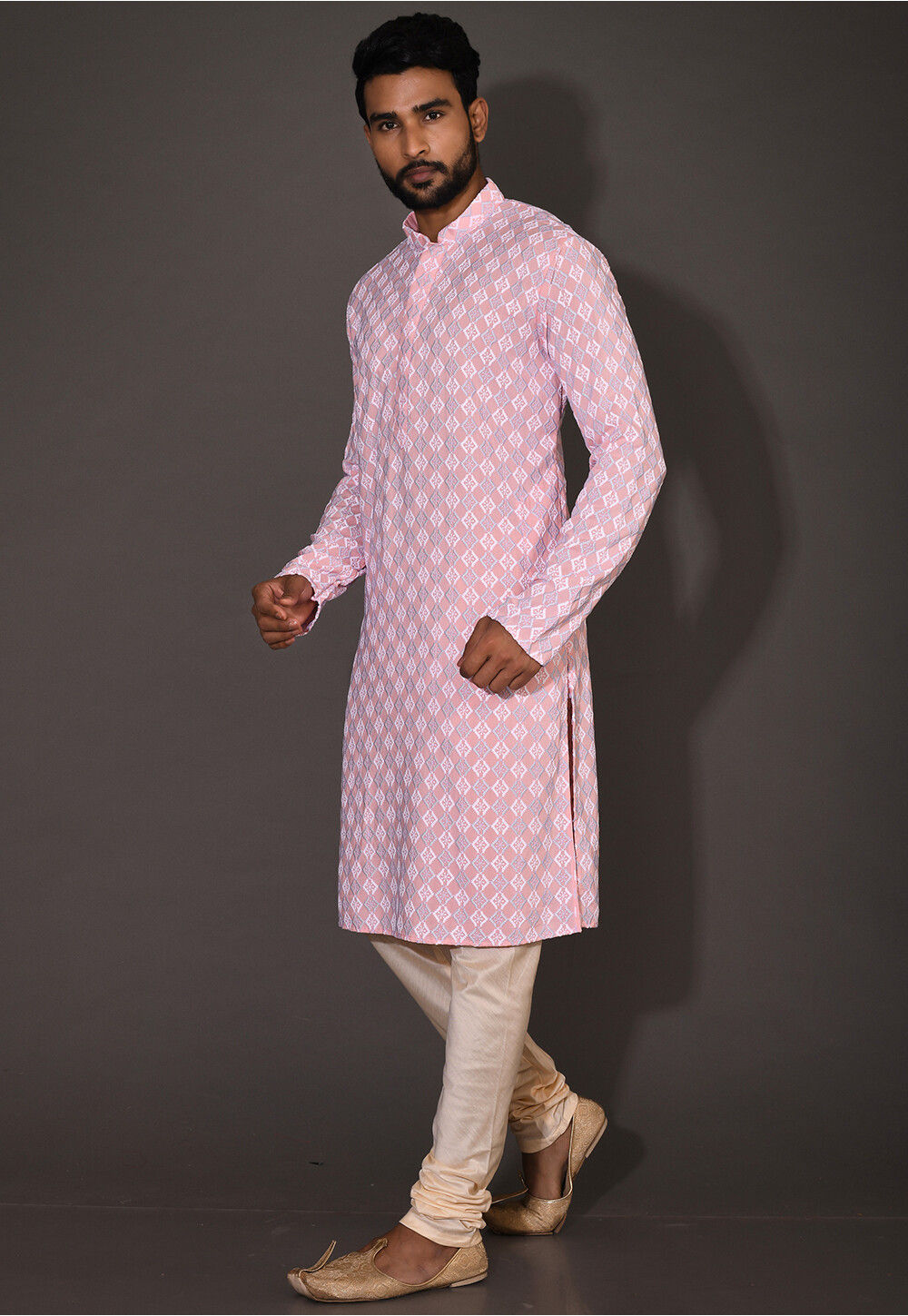 Boys Pink And White Kurta Pyjama Set & Girls Chikankari Cotton Kurta And  Leggings Set | Pajama set, Cotton bottoms, Pure products