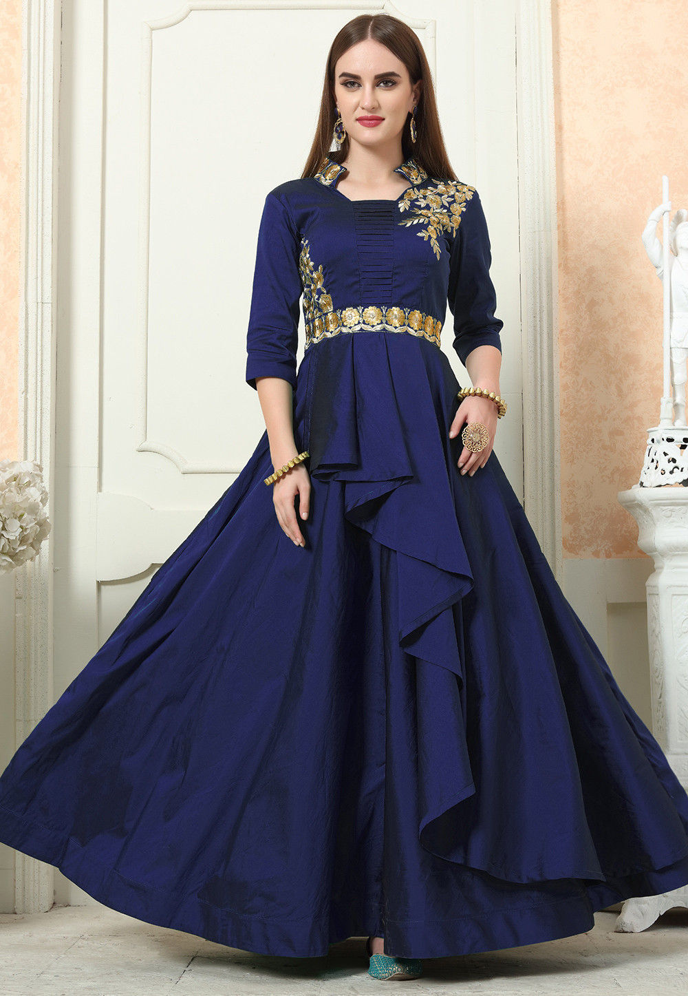 Amazon.com: Xclusive Indian Dresses Ready to wear New Net Anarkali Gown  Style Salwar Kameez Suit for Womens : Clothing, Shoes & Jewelry