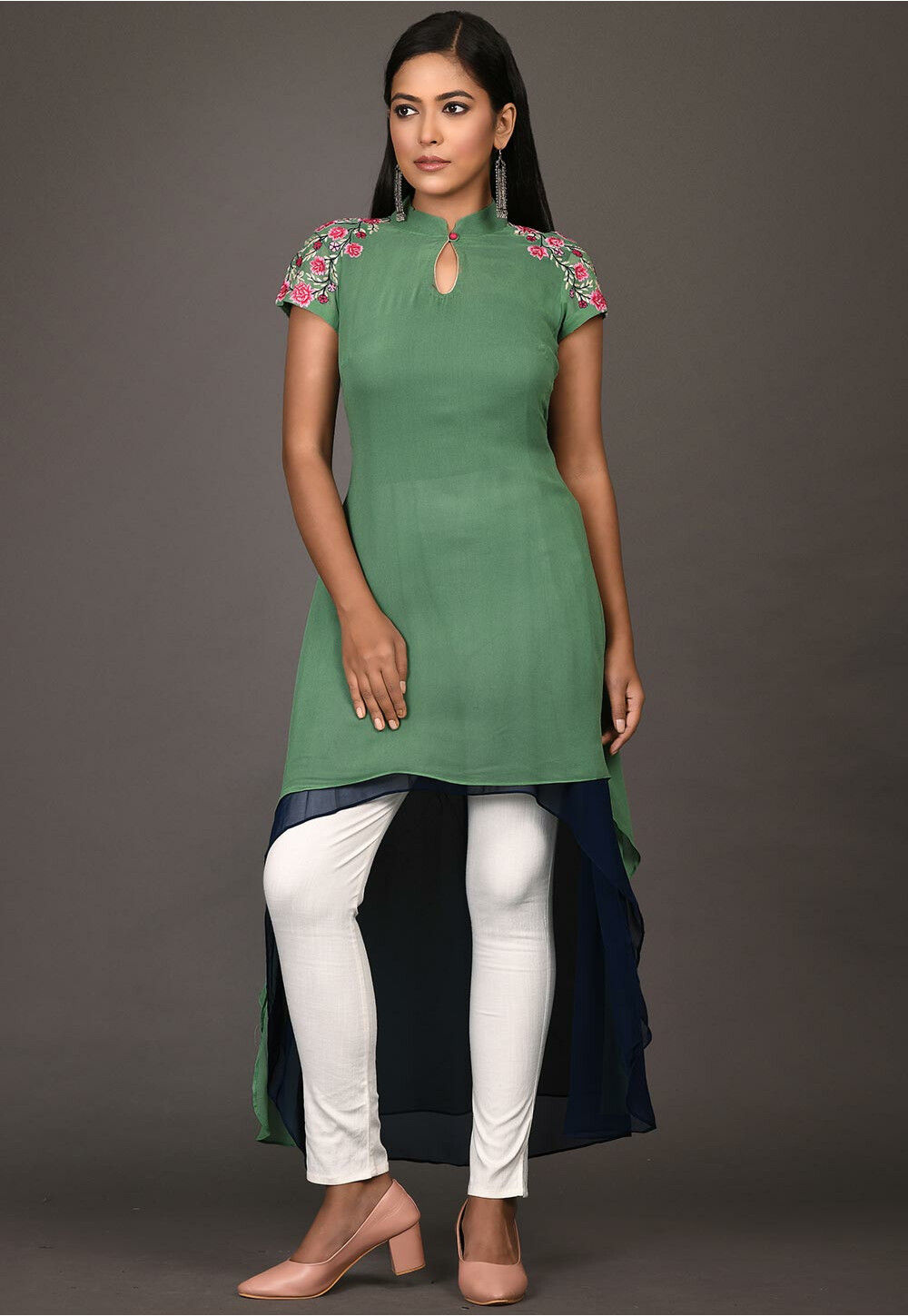 Asymmetric kurti sale