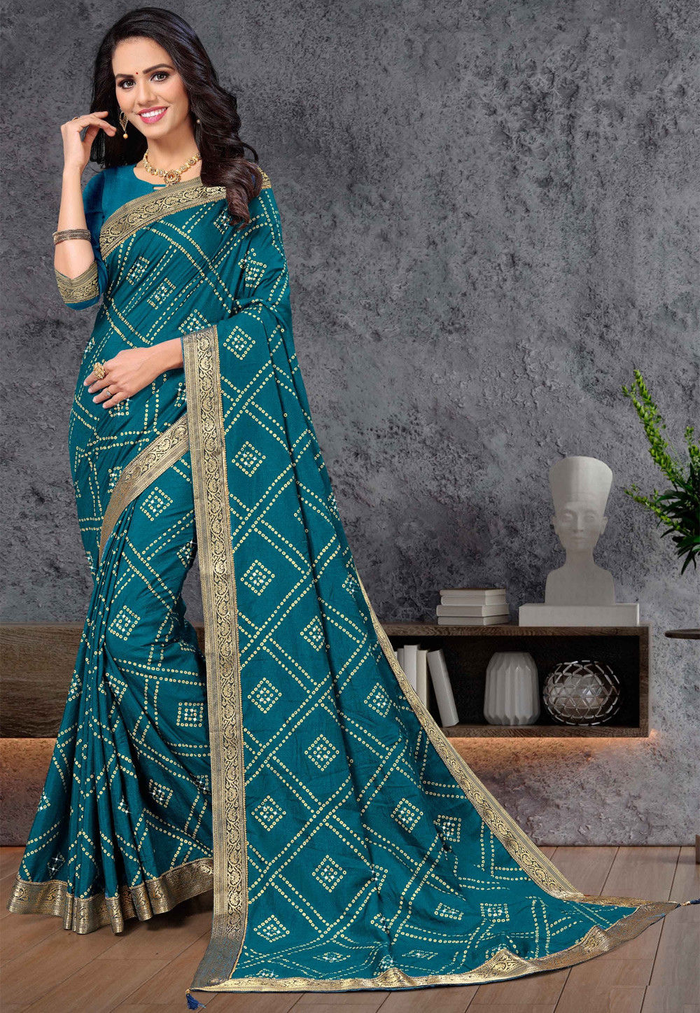 Sky color slab khadi saree with Lata weaved boarder - Basak HandloomsBasak  Handlooms