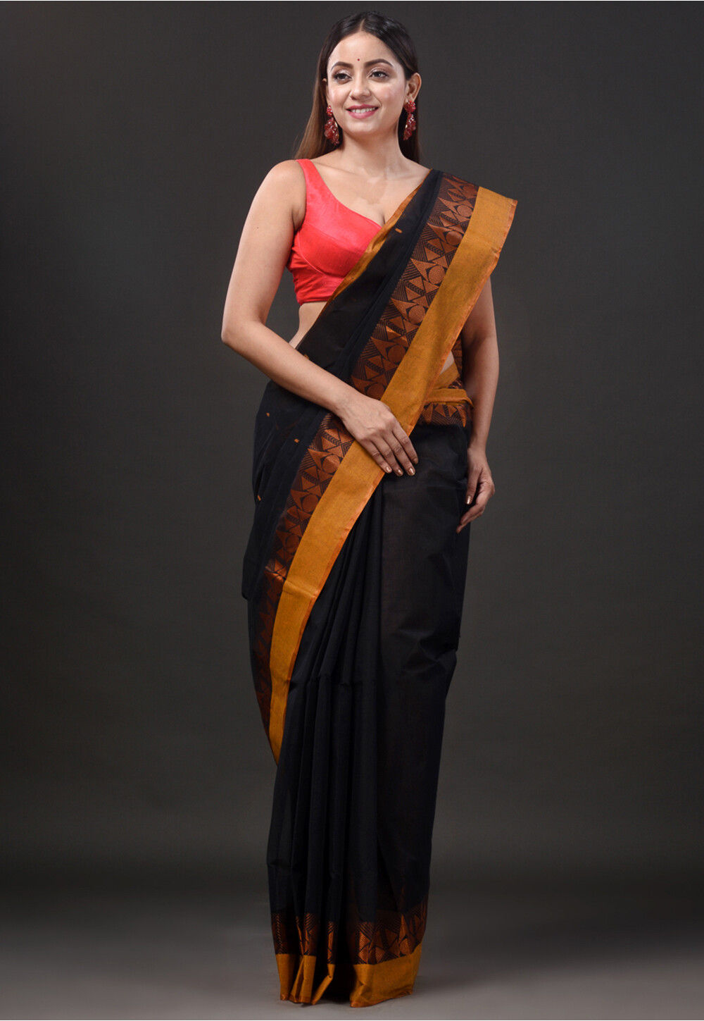 Buy Cotton Saree Kolkata, Bengali Tant Saree India, Silk Dhakai Jamdani at  Woodentant