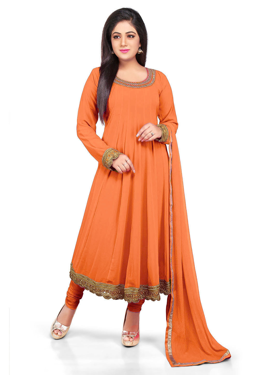 Amazon.com: ETHNIC EMPORIUM Muslim Indian Eid Plain Simple Long Anarkali  Stitched Eid Dress 7940 (blue, xs) : Clothing, Shoes & Jewelry