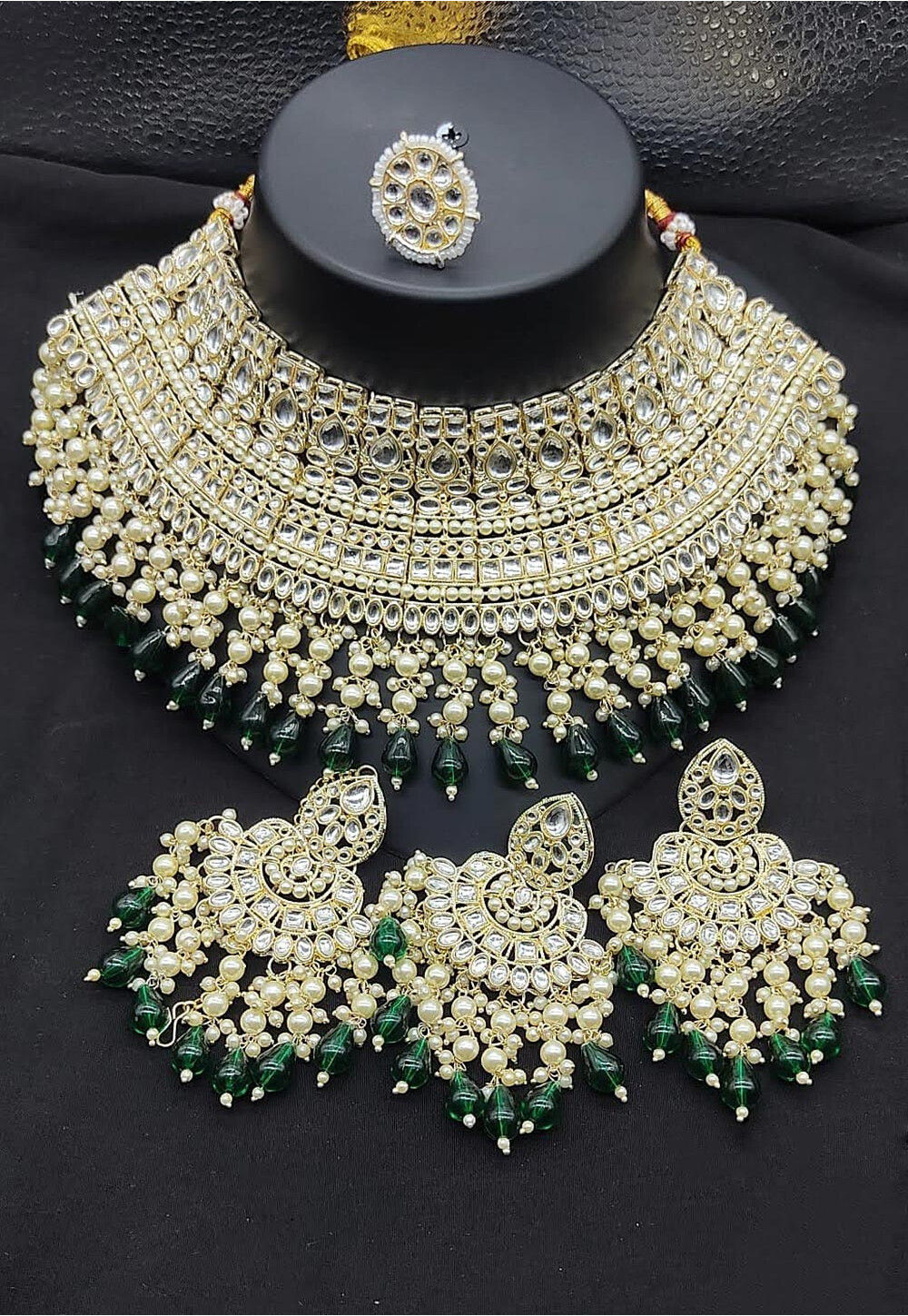 Kundan Choker Necklace Set JDN272