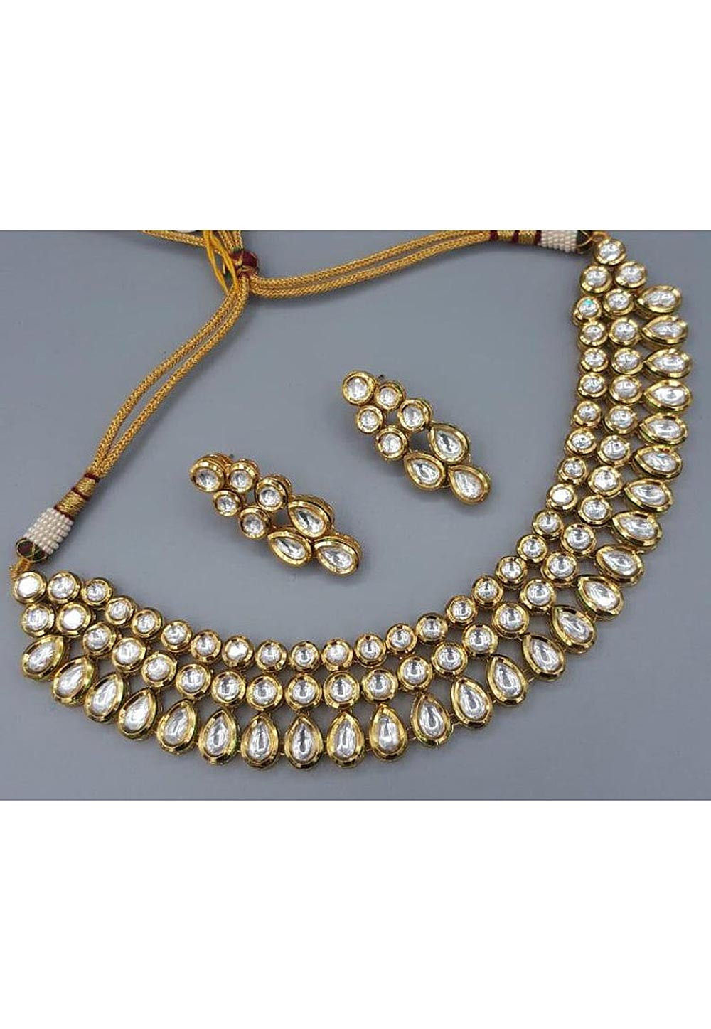 Kundan Choker Necklace Set : JMY1053