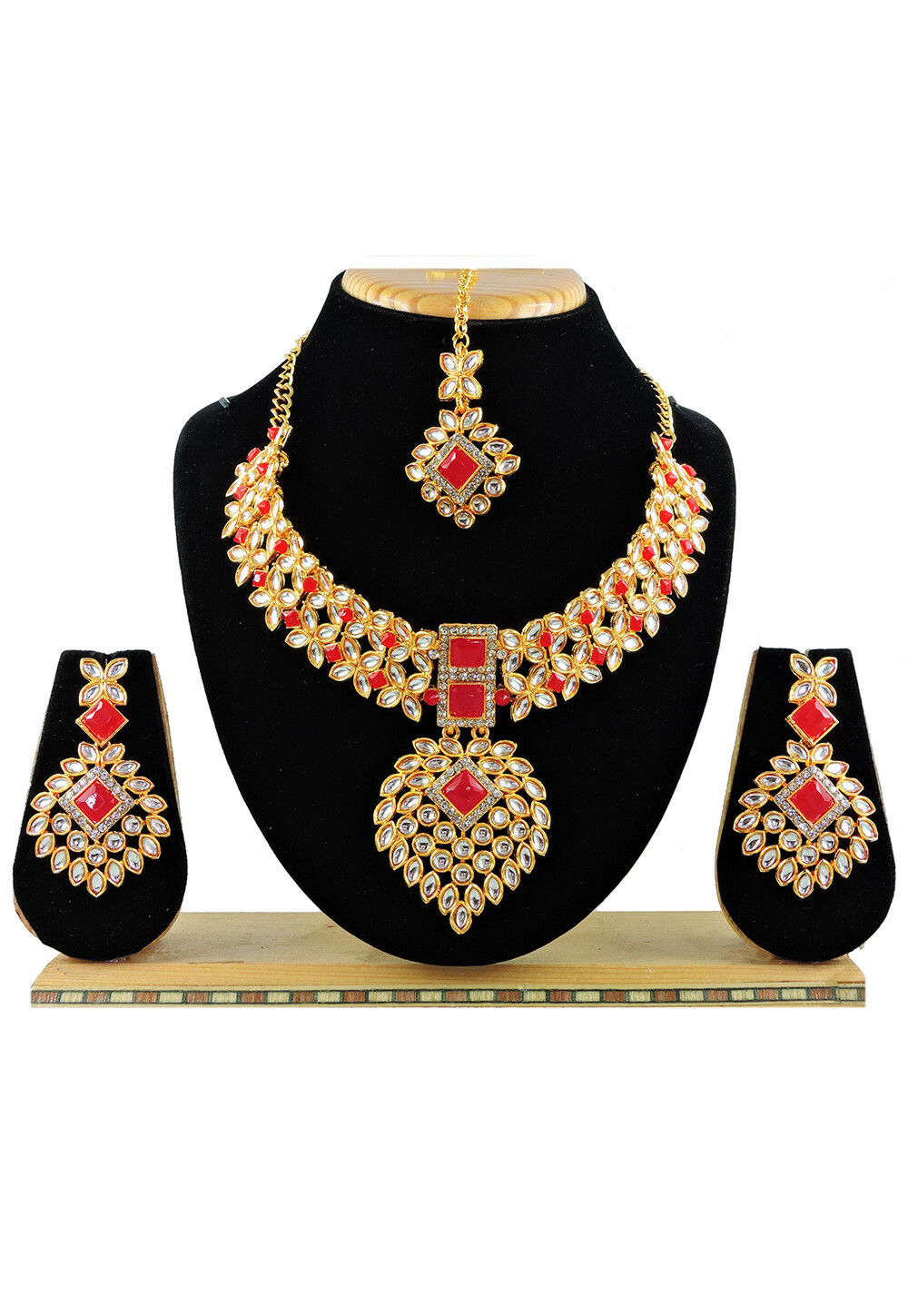 Online shopping kundan necklace sets online