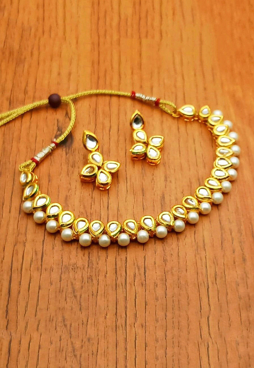 Buy Kundan Necklace Set Online JMY877 Utsav Fashion