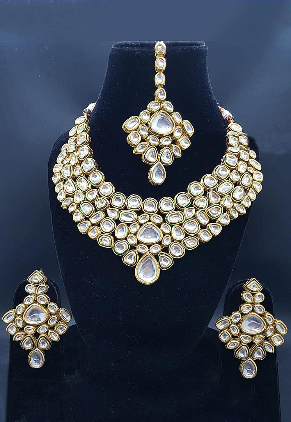 Kundan Necklace Set JVD2081