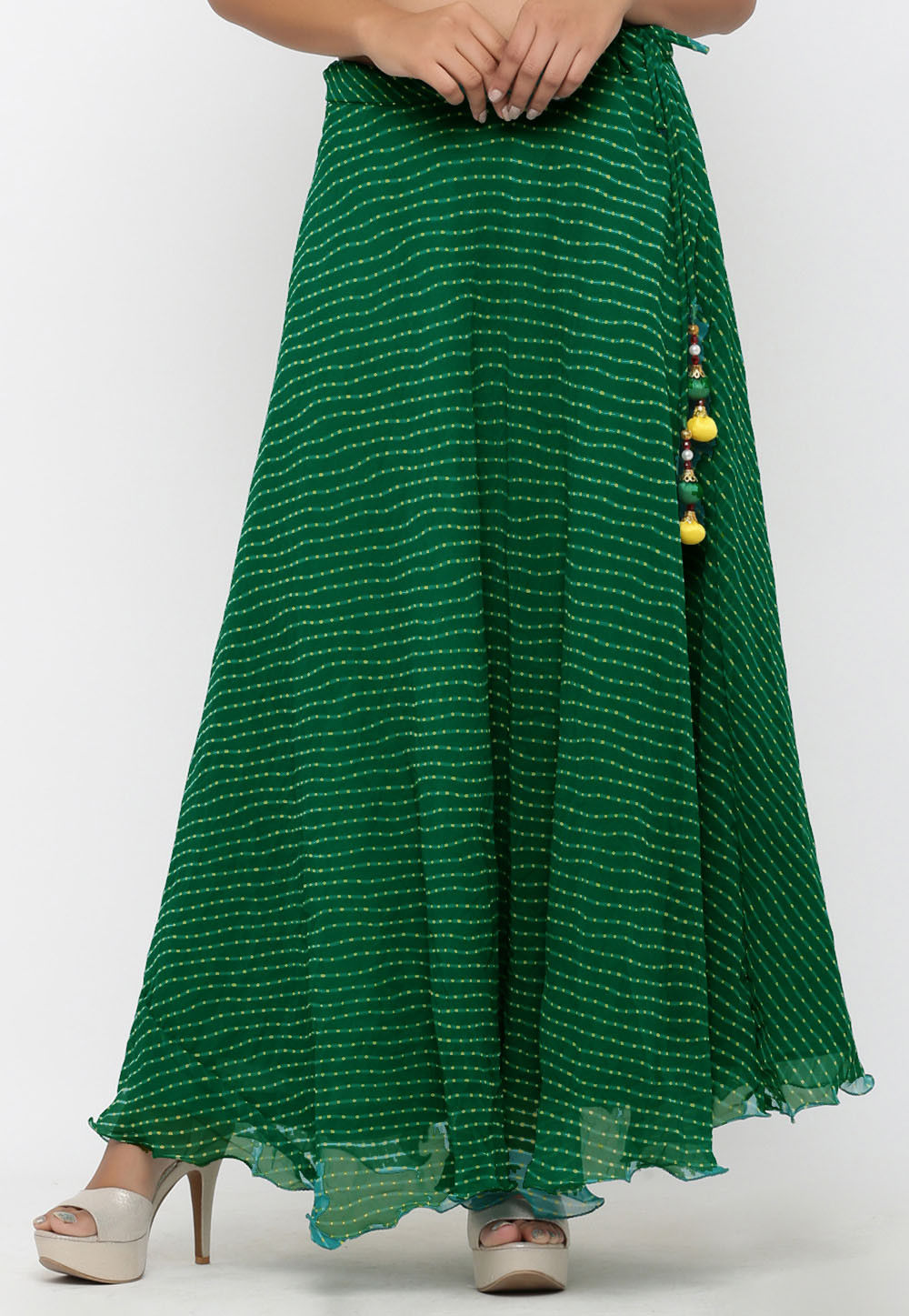 Buy online Bottle Green Skirt Top Set from ethnic wear for Women by Juniper  for 1759 at 58 off  2023 Limeroadcom