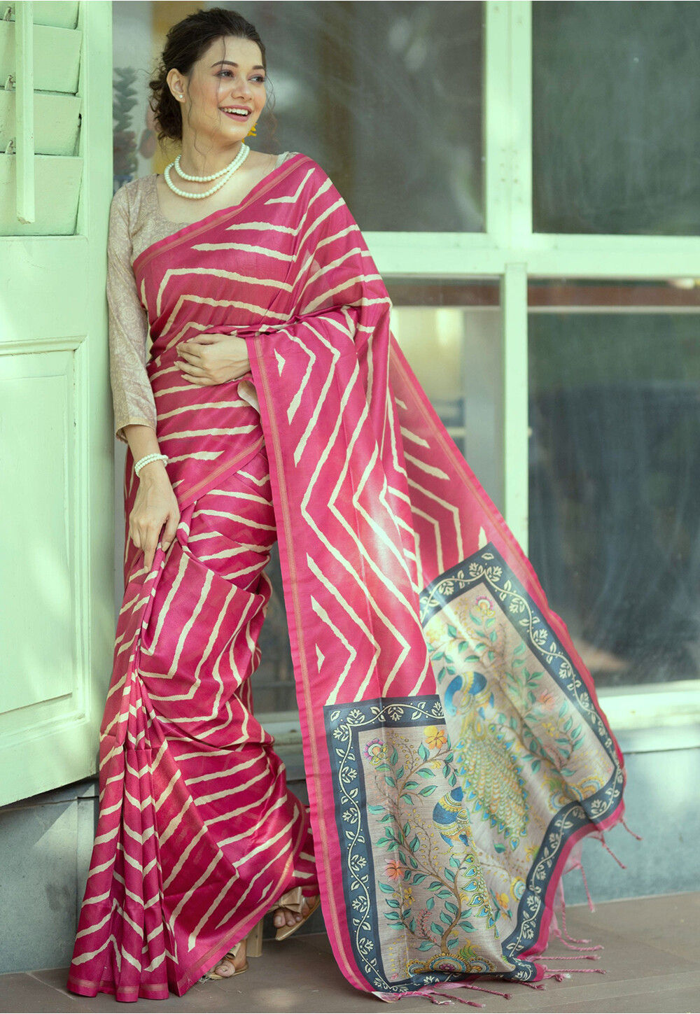 Lehriya Saree– Chitra Apparels