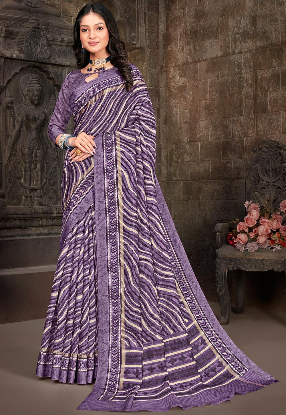 Buy Multicoloured Sarees for Women by Ri-wah Online | Ajio.com