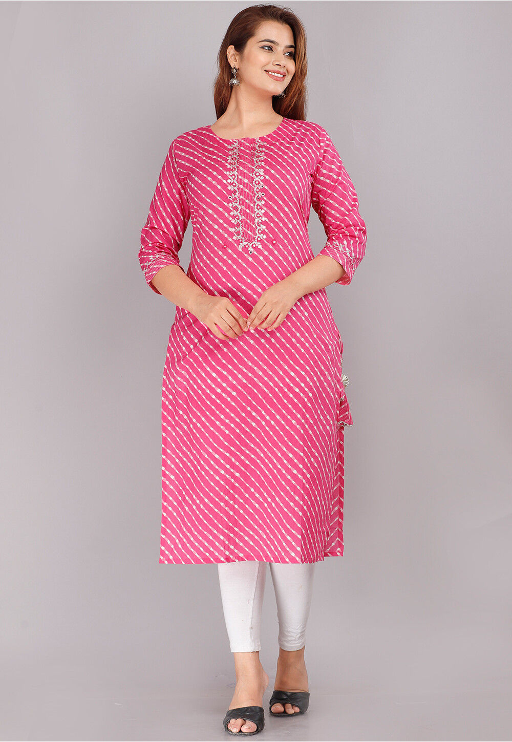 Dark Pink Pure Cotton Kurti: Stylish Designer Kurtis for Women –  ekantastudio