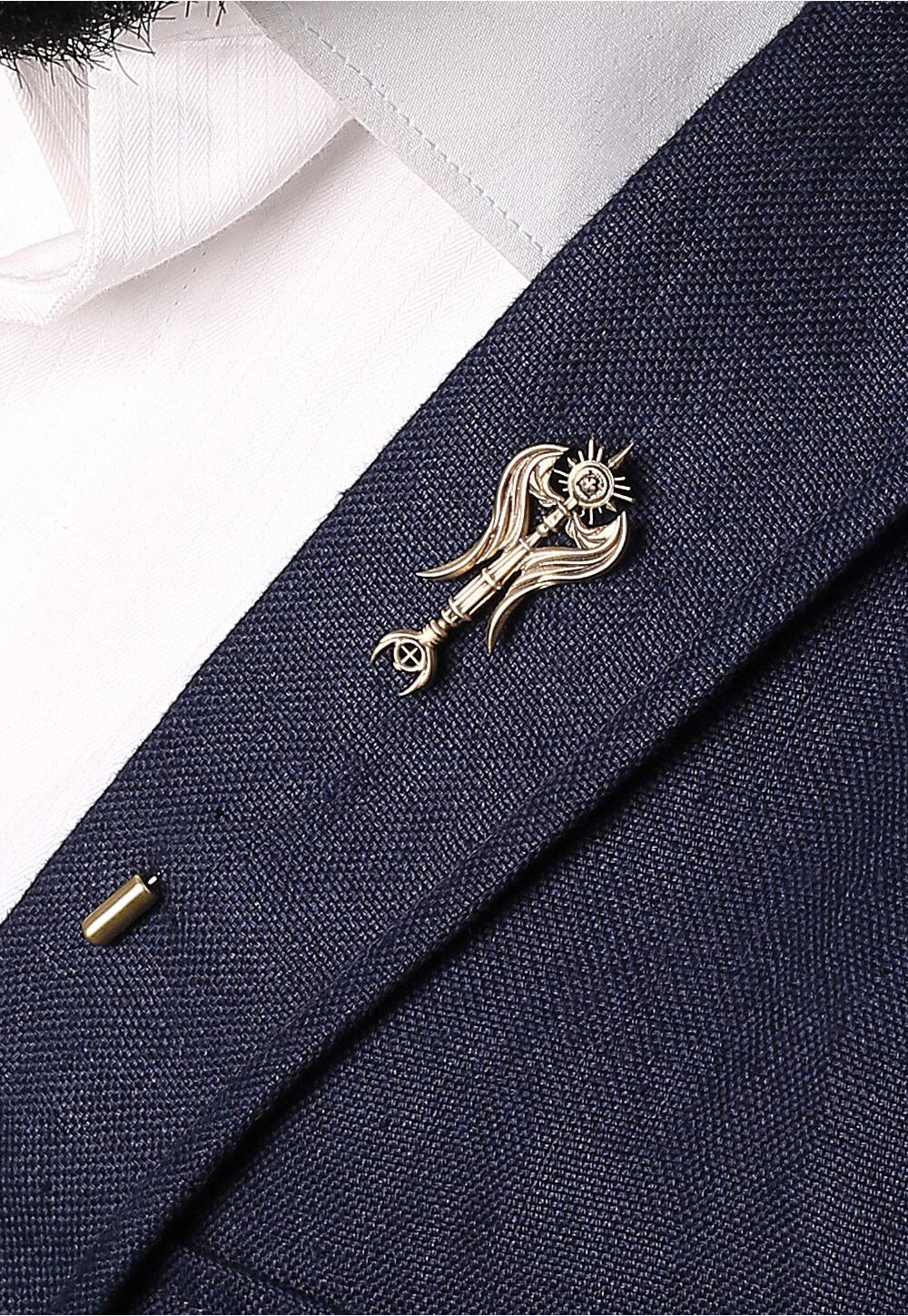 Buy Medieval War Weapon Metallic Lapel Pin Online : MTE2042 Utsav Fashion