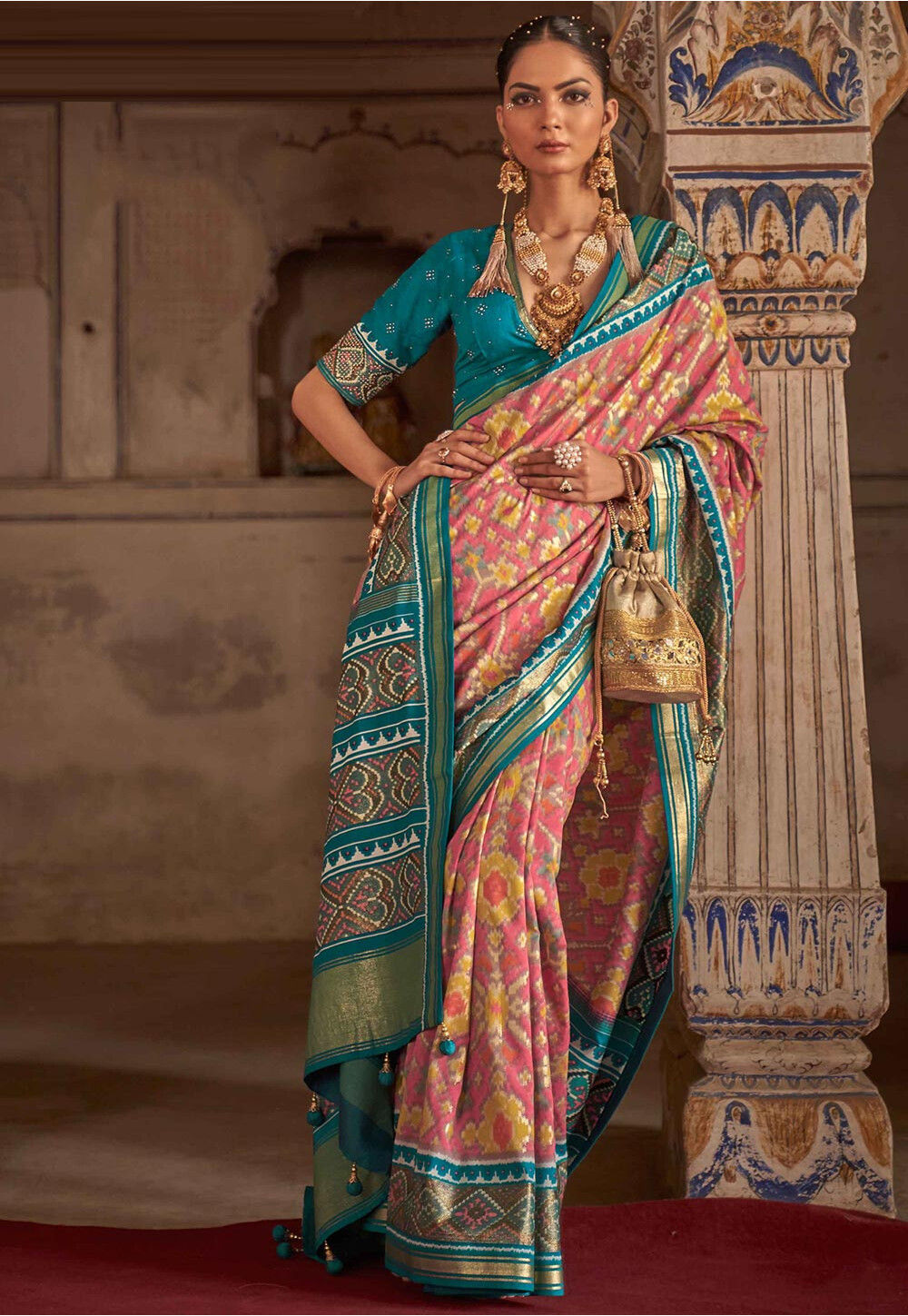 Patan patola saree by Ayush Kejriwal For purchases email me at  de*****@***** or what's ap… | Stylish sarees, Indian designer wear, Elegant  saree