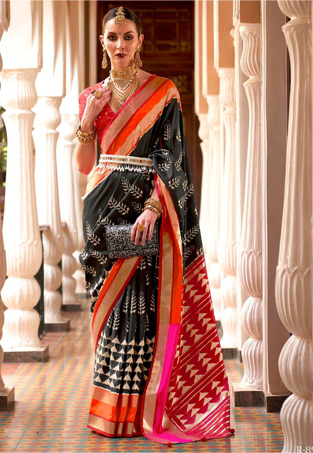 Pure Viscose Slub Dola Silk Saree - Ladies Cloths