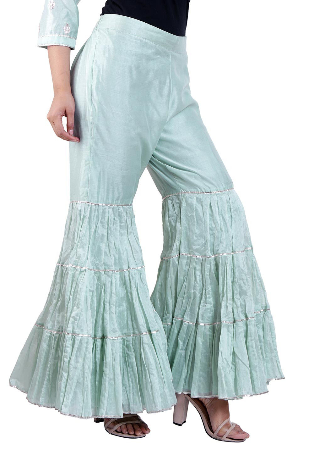 plain sharara suit design