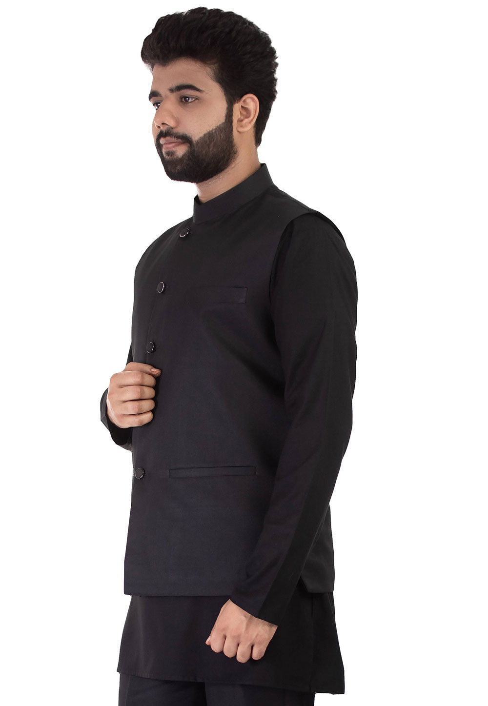 Plain nehru outlet suit