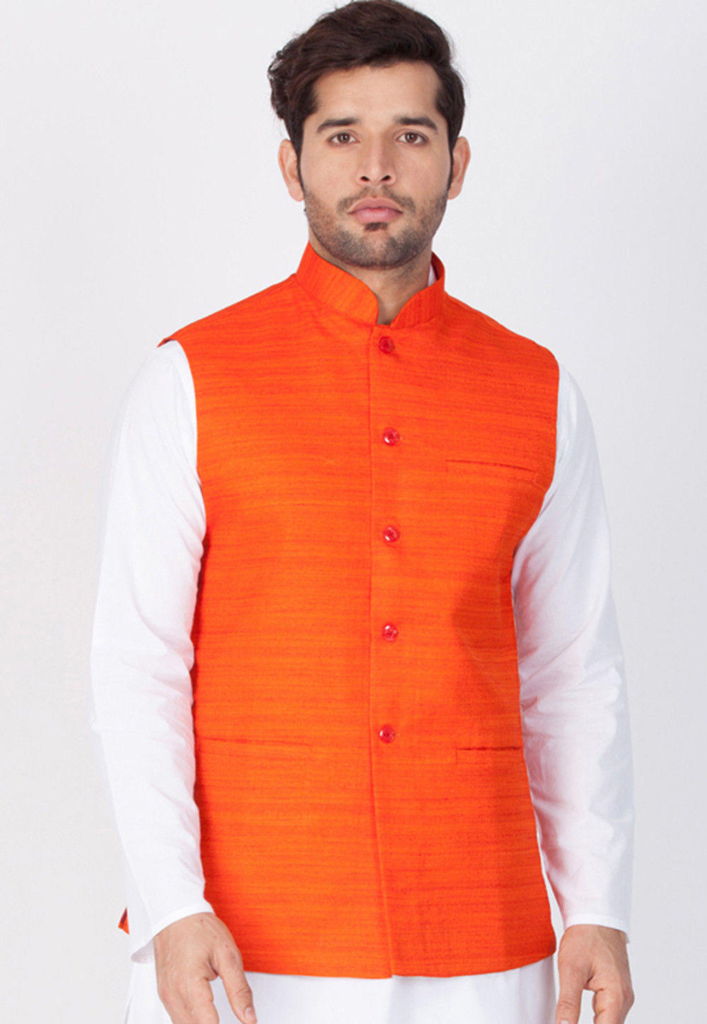 Buy Nehru Khadi Jacket Waistcoat For Men (MEDIUM) at Amazon.in