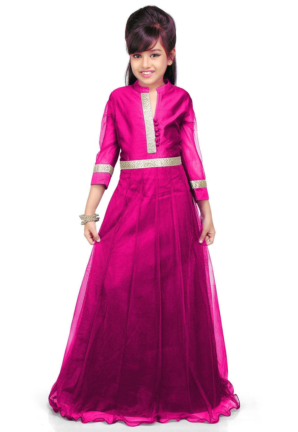 Plain net gown online