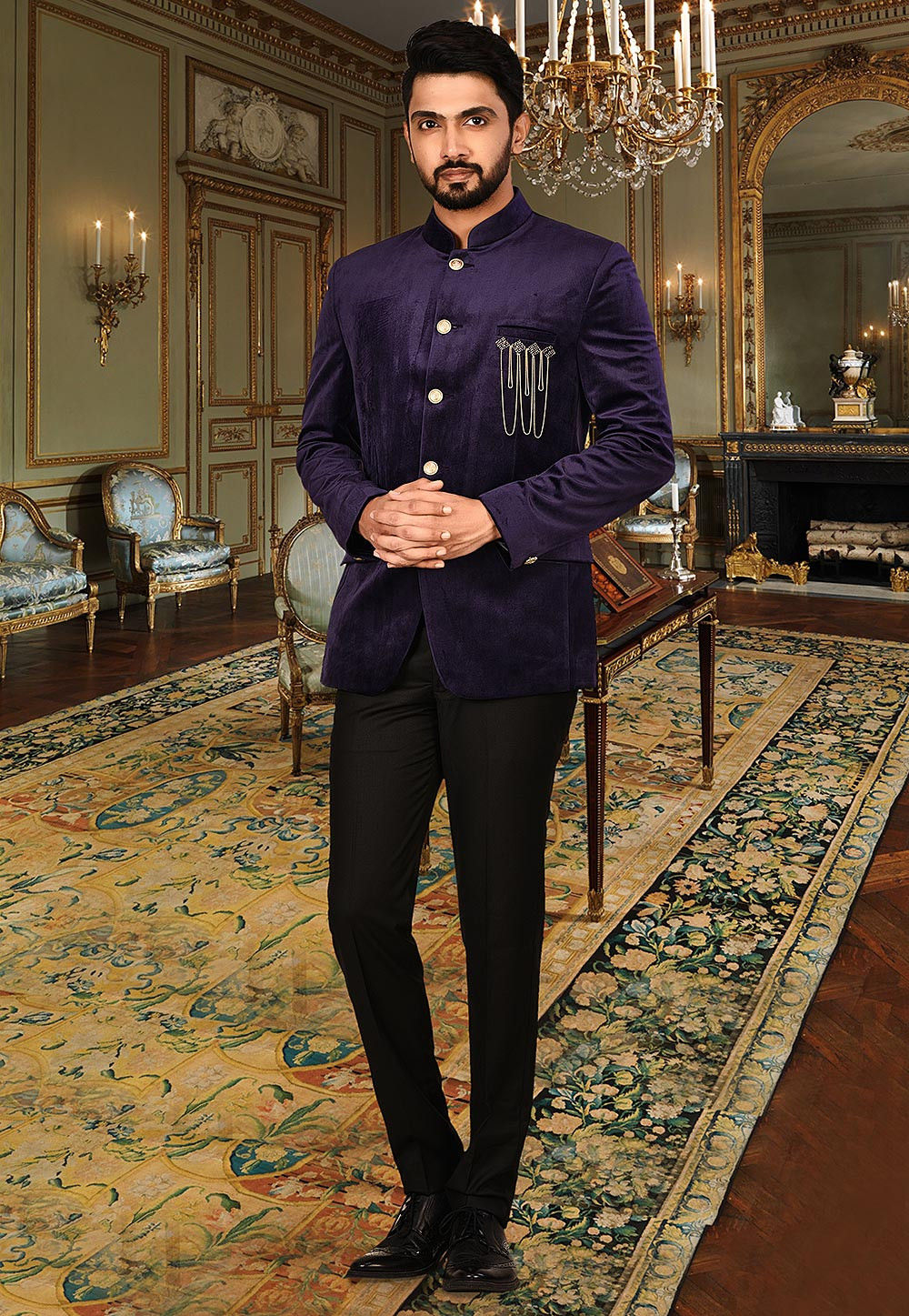 Premium Photo Pakistan Luxury Wedding Photoshoot In Prince Pant Coat ...