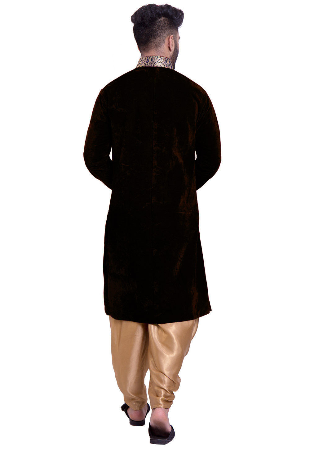 dark brown sherwani