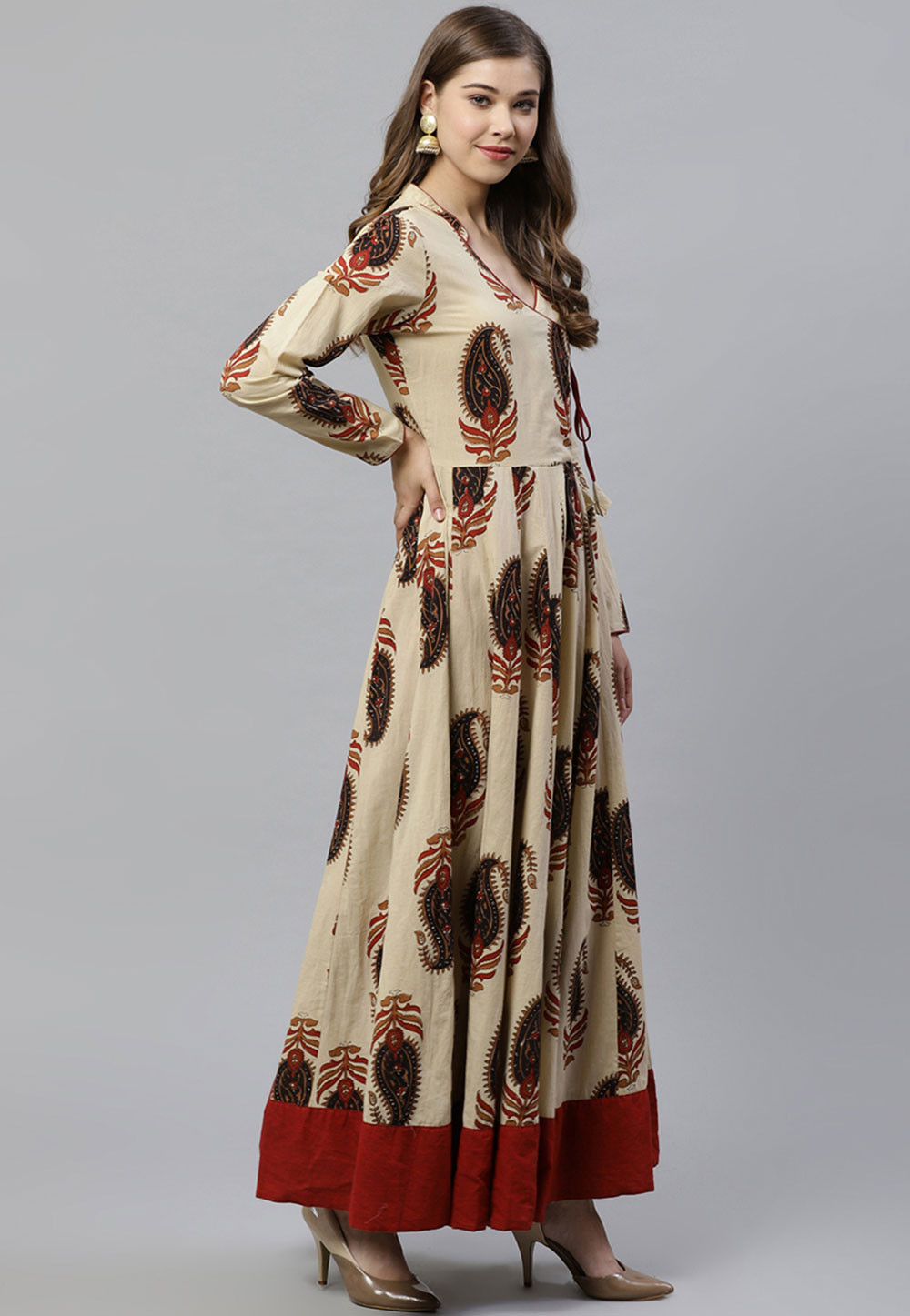 angrakha long kurta