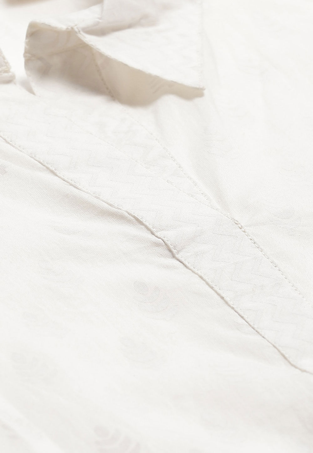 Printed Cotton Straight Kurta Set in White : TKV112