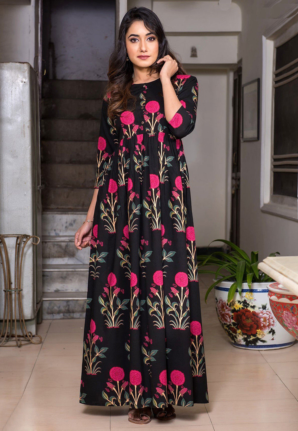 Cotton Maxi Dresses - Shop for Cotton Maxi Dress at Best Price in India |  Myntra