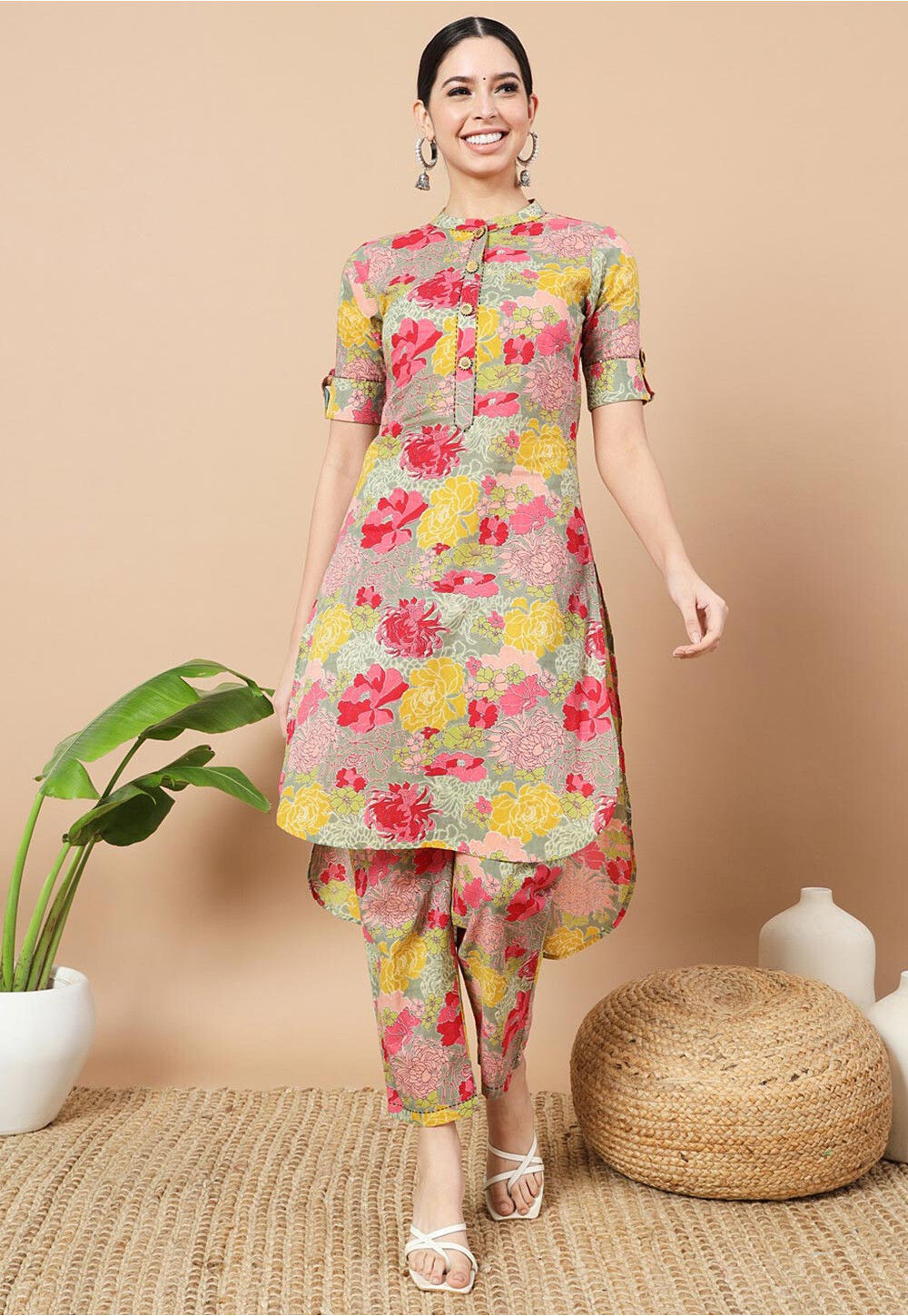Printed Cotton Co-ord Set main image 0