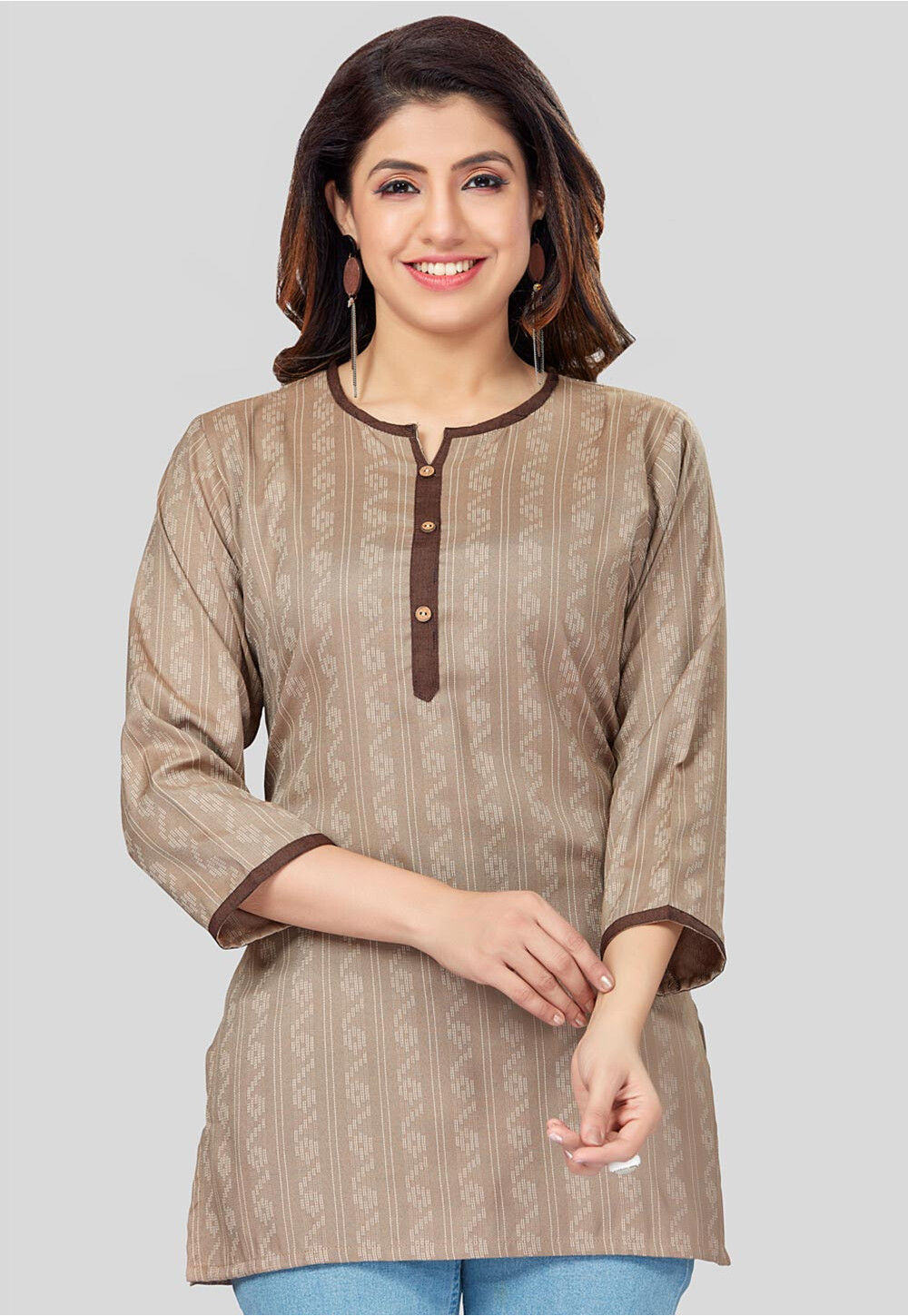 16 trendy long Kurti with jeans designs