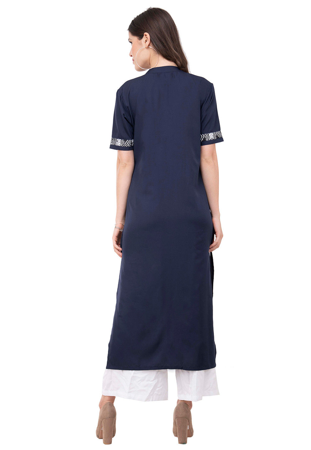 Crepe Straight Kurta Set