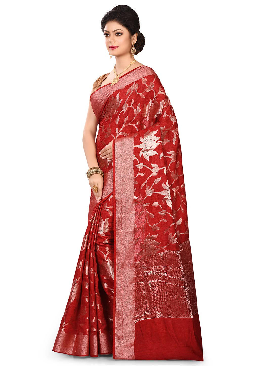 Banarasi moonga silk saree Clearance