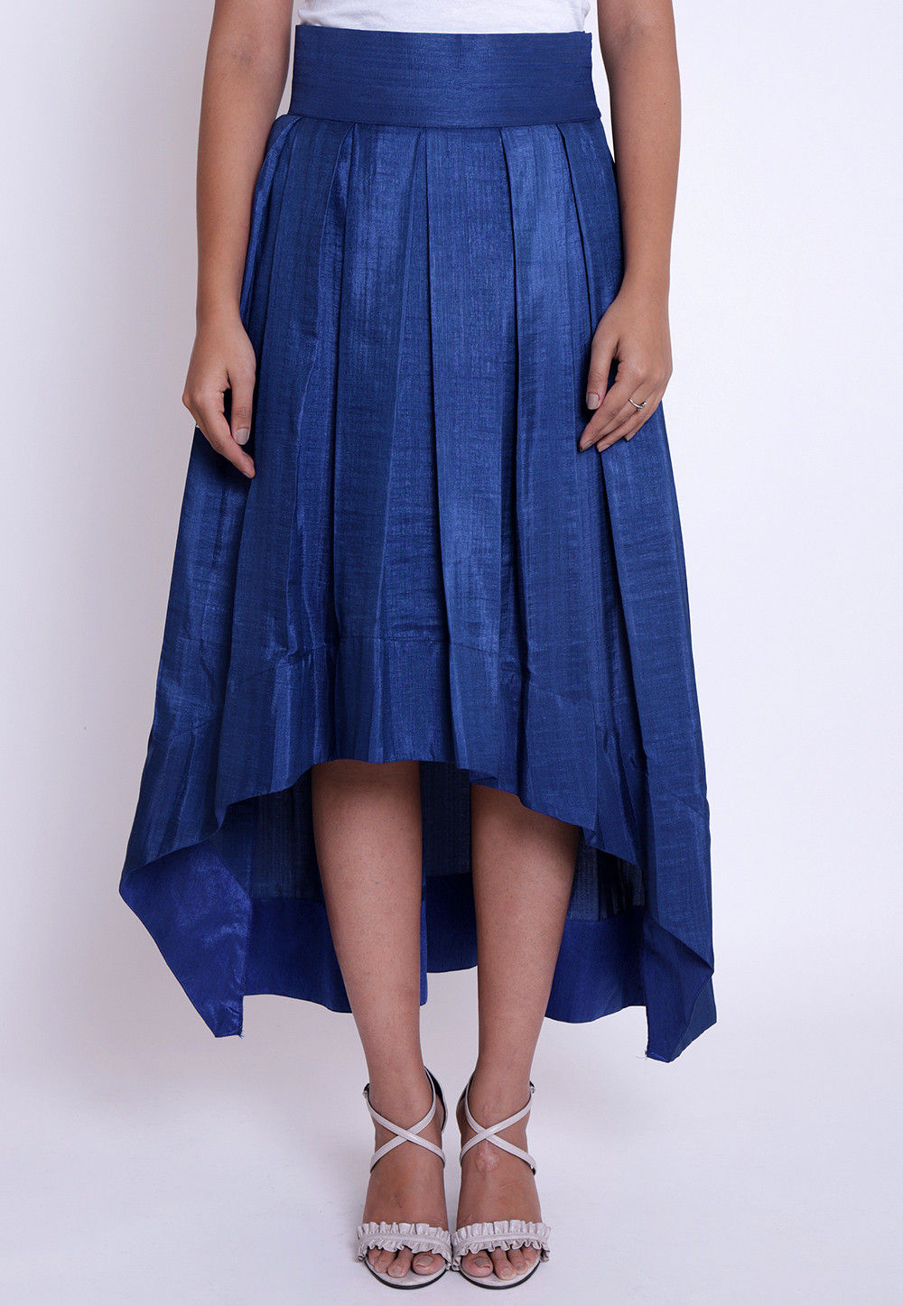 Top 79+ blue high low skirt super hot