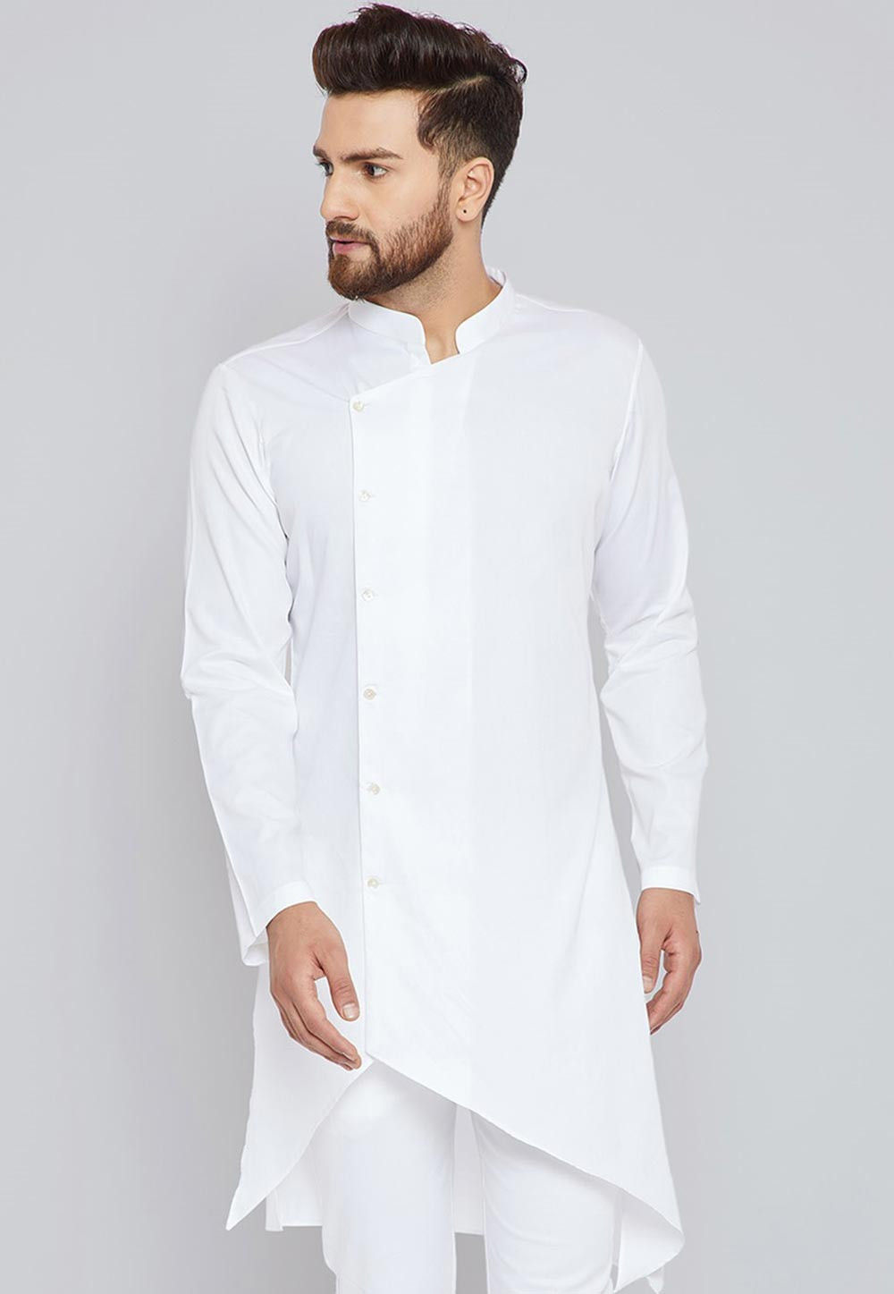 Asymmetric outlet kurta design